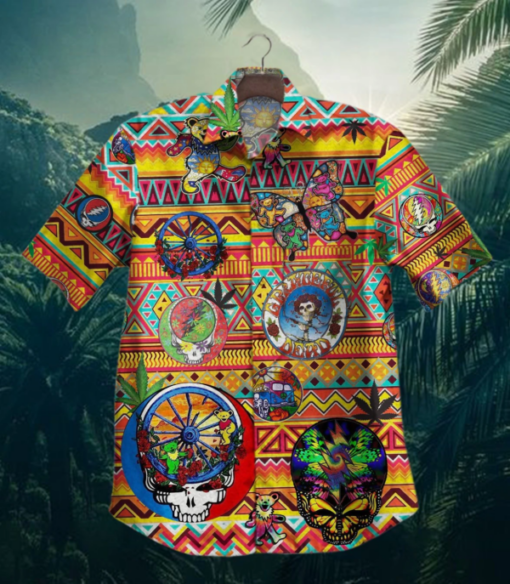 Rock Band Grateful Dead Hawaiian Shirt Style