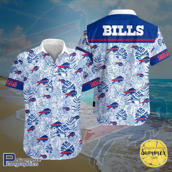 BUFFALO BILLS Football Aloha Hawaiian Shirt