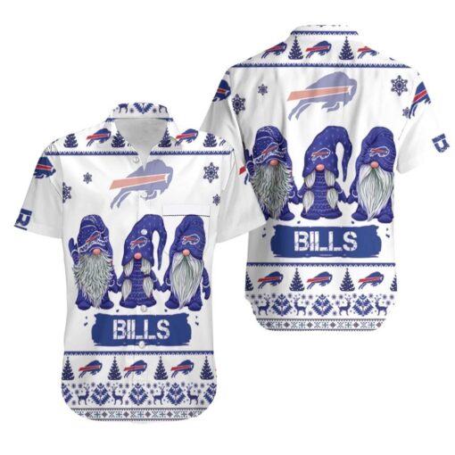 Buffalo Bills Christmas Gnomes Ugly Sweatshirt Christmas 3D Hawaiian Shirt