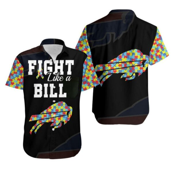 Buffalo Bills Fight Like A Autism Support Hawaiian Shirt