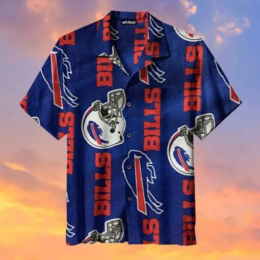 Buffalo Bills Hawaiian Shirt Buffalo Symbol American Football Helmet