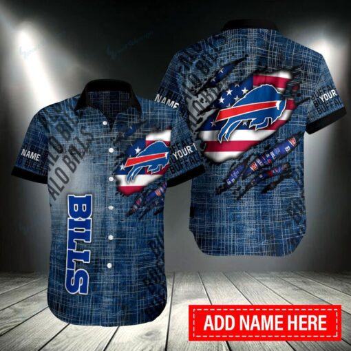 Buffalo Bills Personalized Button Shirt V10