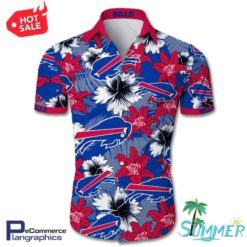 Buffalo Bills Tropical Flower Aloha Shirt Hawaiian-hothawaiianshirt