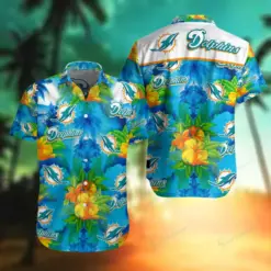 Hot hawaiian shirt Miami Dolphins floral for fan