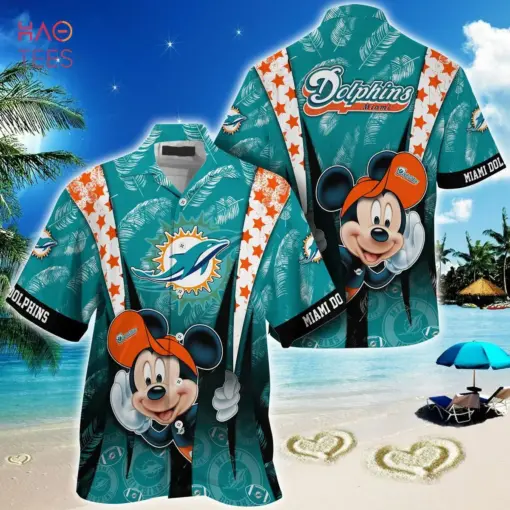 Miami Dolphins NFL Hawaiian Shirt hello mickey Summer