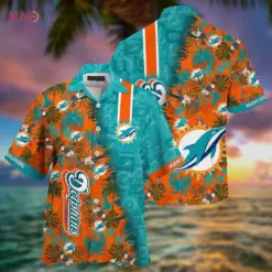 Miami Dolphins NFL Hawaiian Shirt dolphins-color