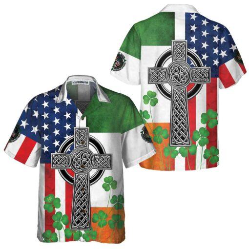 Irish American hot Hawaiian Shirt Cool St Patrick's Day Gift