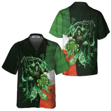 Irish Grim Reaper hot Hawaiian Shirt Cool Day Gift