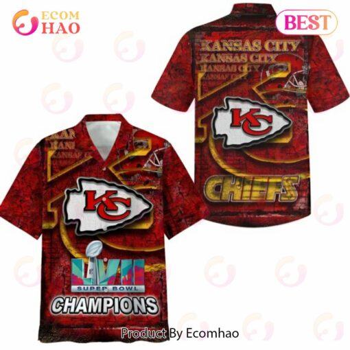 Kansas City Chiefs nfl LVII Super Bowl Champions Hawaiian custom for fan