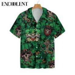 Leprechaun Skull Happy Saint PatrickS Day Aloha Hawaiian Shirts -hotHawaiian Shirt - St Patricks Day Gifts