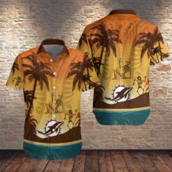 Miami Dolphins nfl hawaiian Shirt skull island For Fan