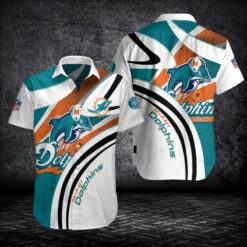 Miami Dolphins nfl Button hawaiian Shirt For Fan-v4