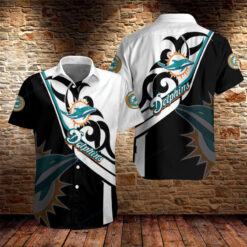 Miami Dolphins Button Shirt pattern For Fan