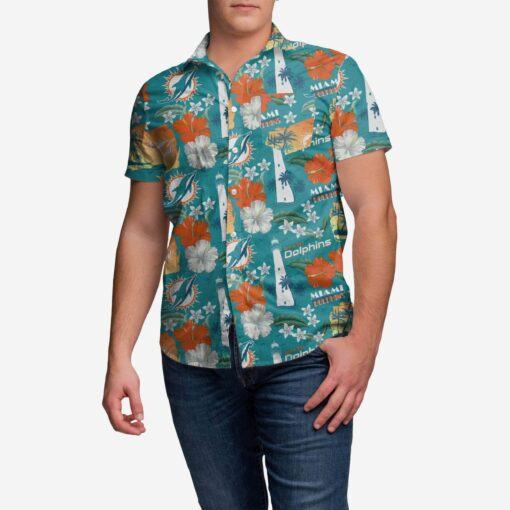 Miami Dolphins hawaiian lighthouse hawaiian Shirt for fan