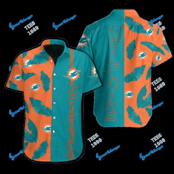 Miami Dolphins nfl Hawaiian Shirt face-off custom-hothawaiianshirt