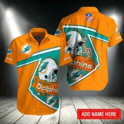 Miami Dolphins nfl button up Hawaiian Shirt-hothawaiianshirt