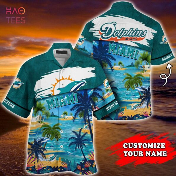 Miami Dolphins NFL Customized miami Summer beach Hawaiian Shirt