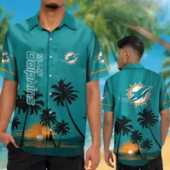 Miami Dolphins nfl Short Sleeve Aloha Hawaiian Shirts-hothawaiianshirt