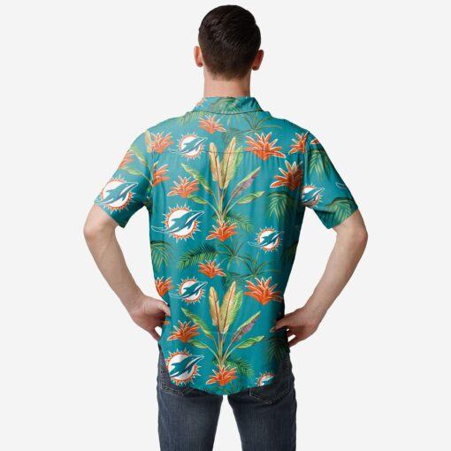 Miami Dolphins Victory Vacay Button Up Shirt - hothawaiianshirt