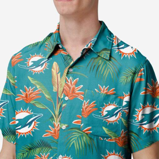 Miami Dolphins Victory Vacay Button Up Shirt - hothawaiianshirt