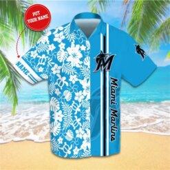 Personalized-Miami-Marlins-hot-Hawaiian-shirts-custom-for-fan