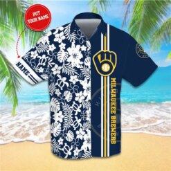 Personalized-Milwaukee-Brewers-hot-Hawaiian-shirts-custom-for-fan