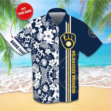 Personalized-Milwaukee-Brewers-hot-Hawaiian-shirts-custom-for-fan