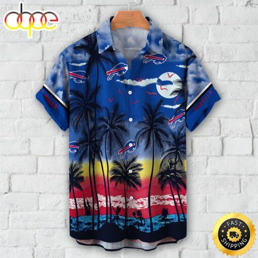 hothawaiianshirt Buffalo Bills NFL Tropical Patterns This Summer Shirt New Trends Gift For Best Fan Hawaiian Shirt 2023