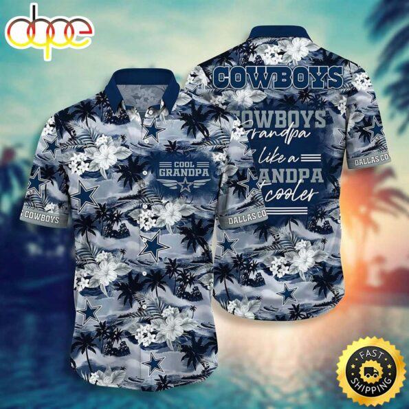 hothawaiianshirt Dallas Cowboys NFL For Grandparent New Trending Beach Shirt Hawaiian Shirt 2023