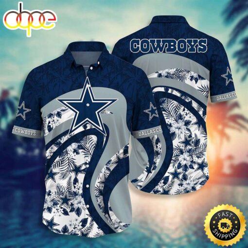 hothawaiianshirt Dallas Cowboys NFL Graphic Floral Tropical Pattern This Summer For Fan Hawaiian Shirt 2023