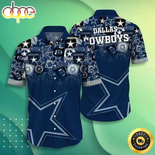 hothawaiianshirt Dallas Cowboys NFL Trends Summer Short Sleeve Button Down Shirt For Sports Fans Hawaiian Shirt 2023