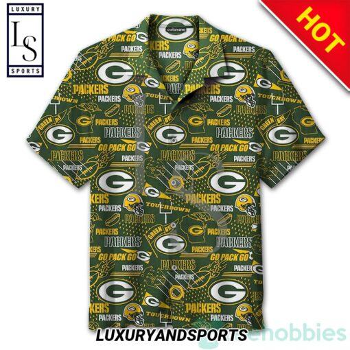 hothawaiianshirt Green Bay Packers Go Pack Go Hawaiian Shirts 2023