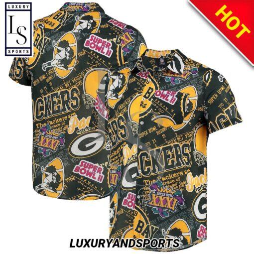 hothawaiianshirt Green Bay Packers Super Bowl Hawaiian Shirt 2023