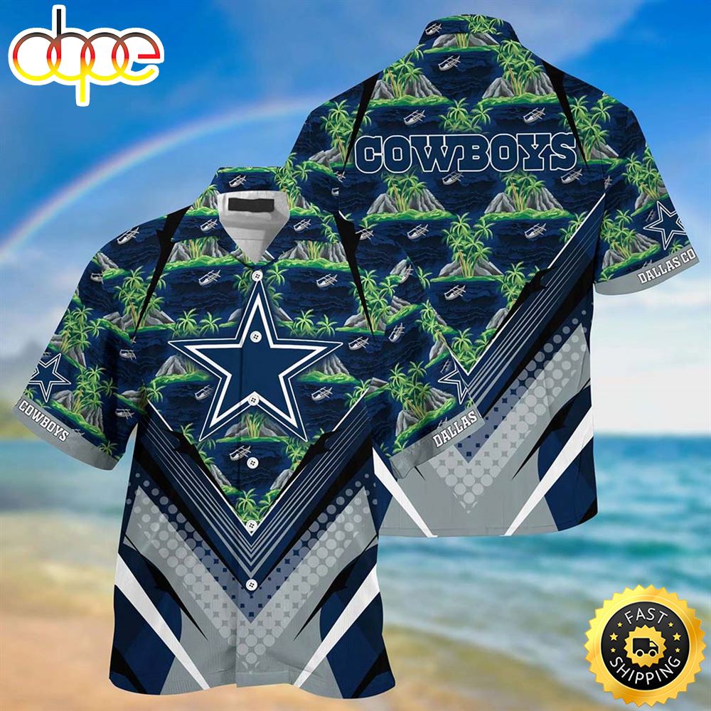 hothawaiianshirt NFL Dallas Cowboys Team Beach Shirt For Sports Cowboys Fans Hawaiian Shirt 2023