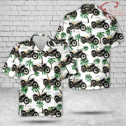 1939 Crocker Big Tank Motorcycle Hawaiian Shirt Cheap for summer