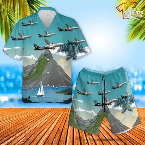 Air New Zealand Atr 72-212a(600) New Zealand Cheap Hawaiian Shirt And Short for summer