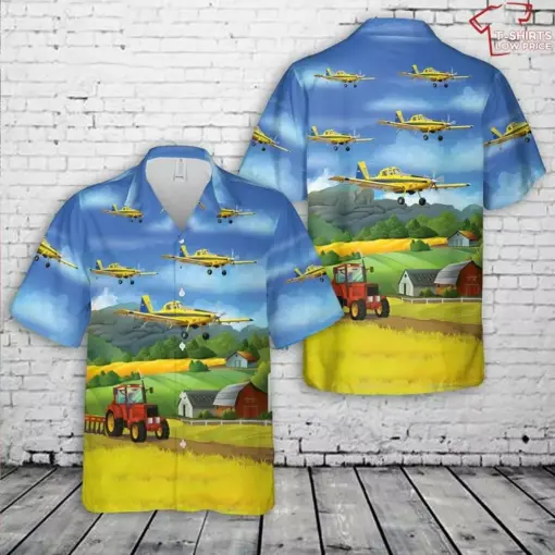 Air Tractor At-802 Hawaiian Shirt for summer