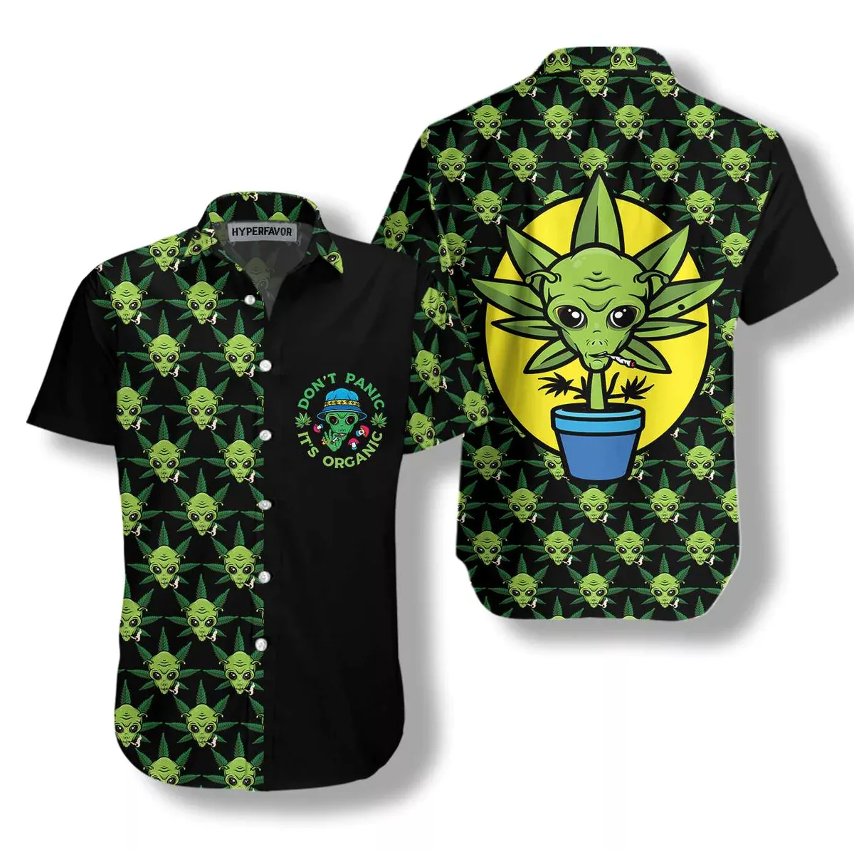 Alien-Organic-Marijuana-Hawaiian-Shirt-For-summer