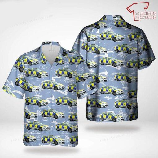 An Garda Siochana Irish Police Car Hawaiian Shirt Cheap for summer