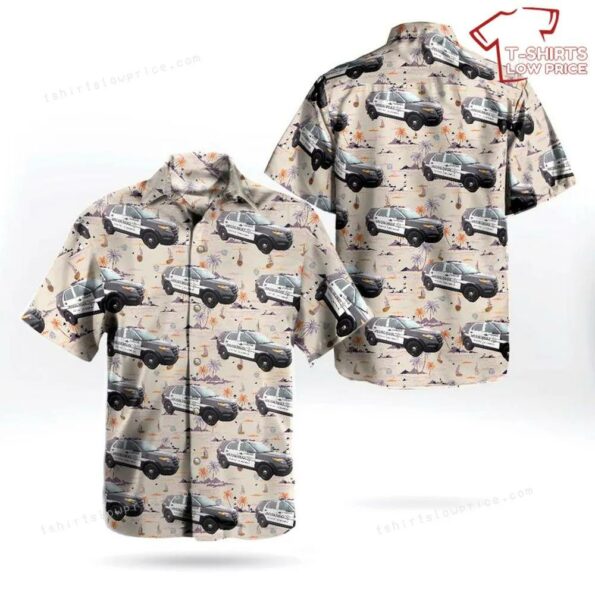 Appleton Police Department Ford Police Interceptor Utility Hawaiian Shirt Man for summer