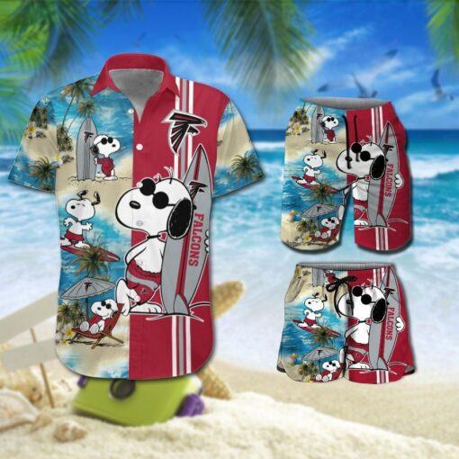 Atlanta-Falcons-Snoopy-All-Over-Print-3D-Hawaiian-Shirt-Shorts-hothawaiianshirt