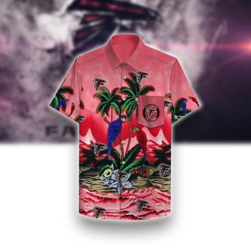 Atlanta Falcons Unisex Hawaiian Shirt PATTERN- HAWAII SHIRT-hao1 -hothawaiianshirt