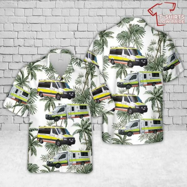 Australia Act Ambulance Services Hawaiian Shirt Man for summer