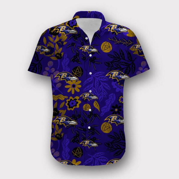 Baltimore Ravens Aloha Hawaiian Shirt -hothawaiianshirt