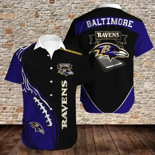 Baltimore Ravens Limited Edition Hawaiian Shirt For Fans -hothawaiianshirt