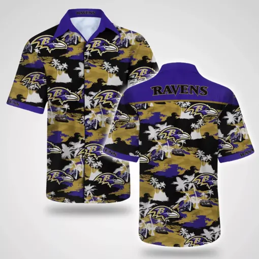 Baltimore Ravens Tommy Bahama All Over Printed Hawaiian Shirt Size S – 5Xl -hothawaiianshirt