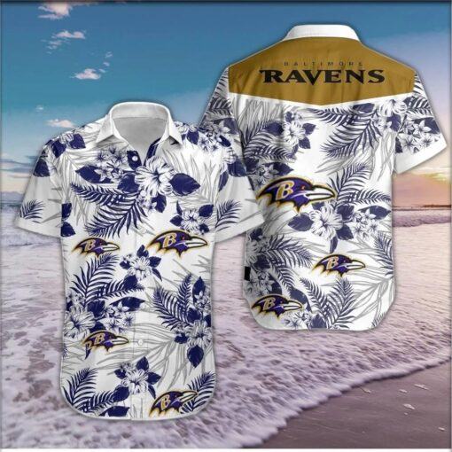 Beach Shirt Baltimore Ravens Logo Summer For Men All Over Printed Hawaiian Shirt Size S – 5Xl -hothawaiianshirt