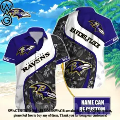 [Best Selling Product] Baltimore Ravens NFL All Over Print 3D Personalized hot Hawaii Shirt