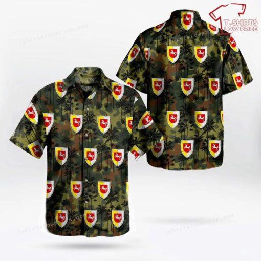 Bundeswehr 1. Panzerdivision Hawaiian Shirt for summer