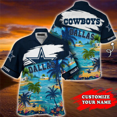 Dallas Cowboys Cool beach island Hawaiian Shirt hothawaiianshirt